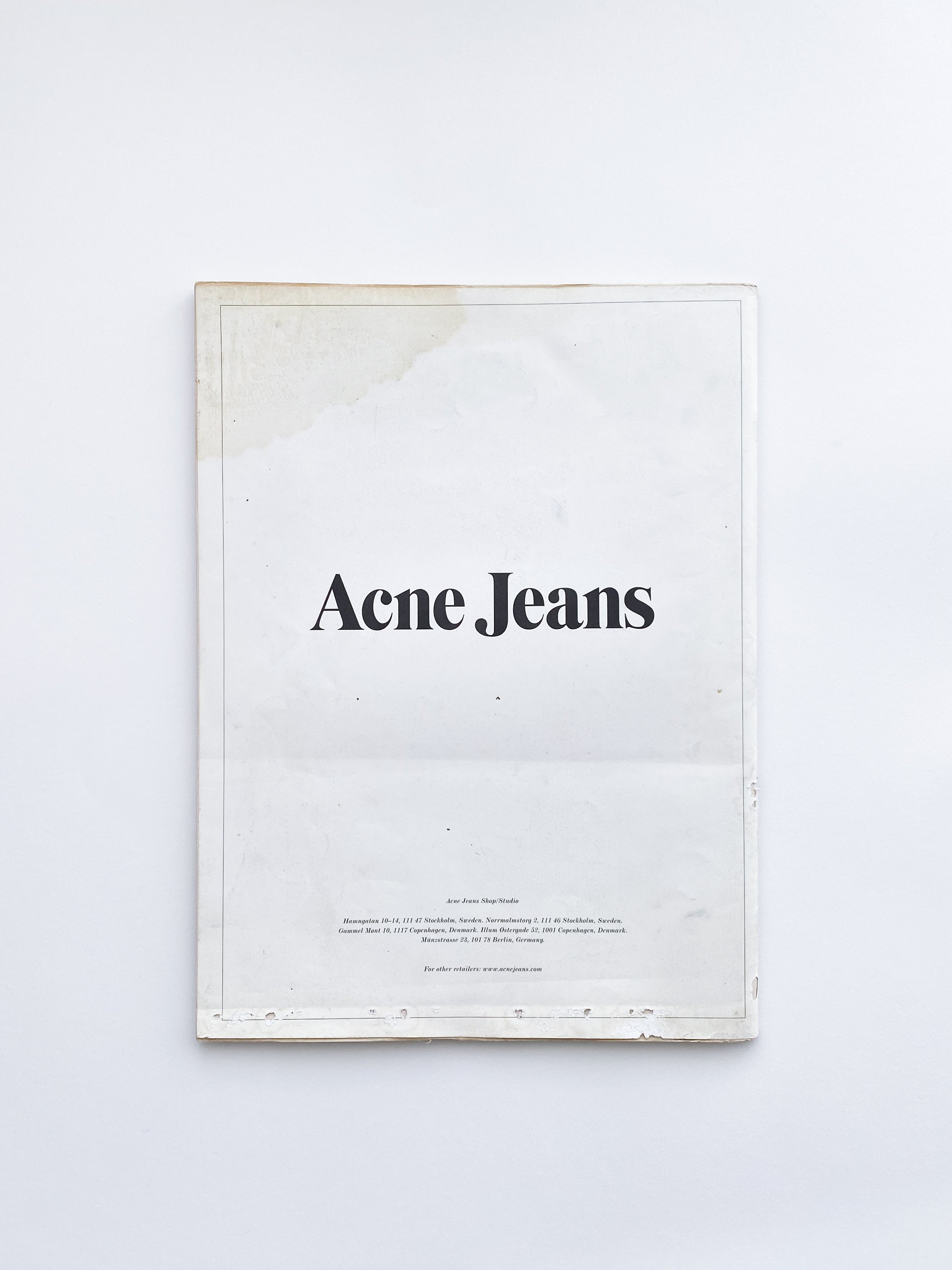 Acne Papers 2nd issue, Spring 2006