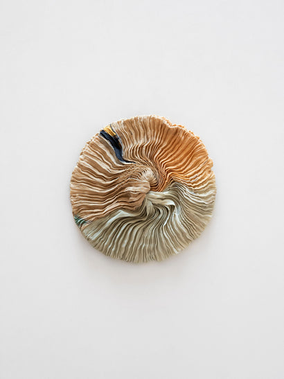 Plissé silk scrunchie