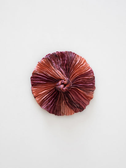 Plissé silk scrunchie