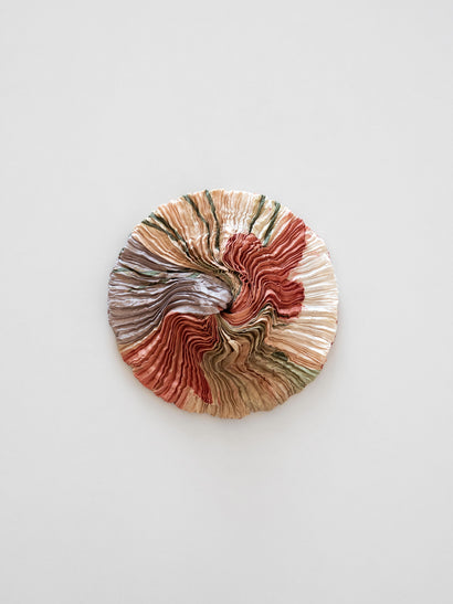 Plissé silk scrunchie