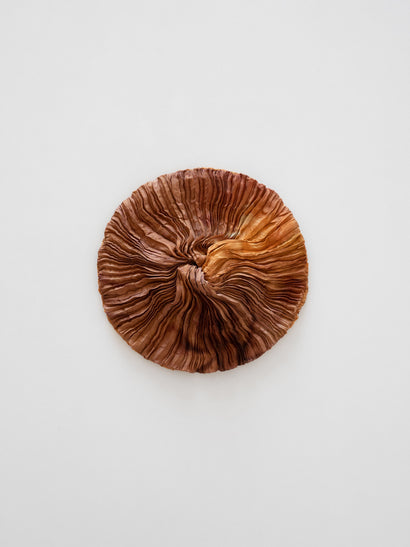 Plissé silk scrunchie