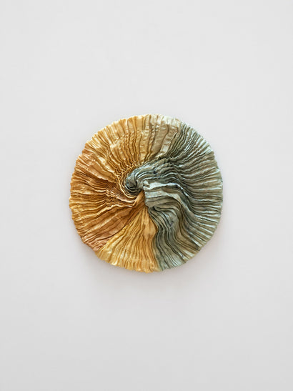 Plissé silk scrunchie